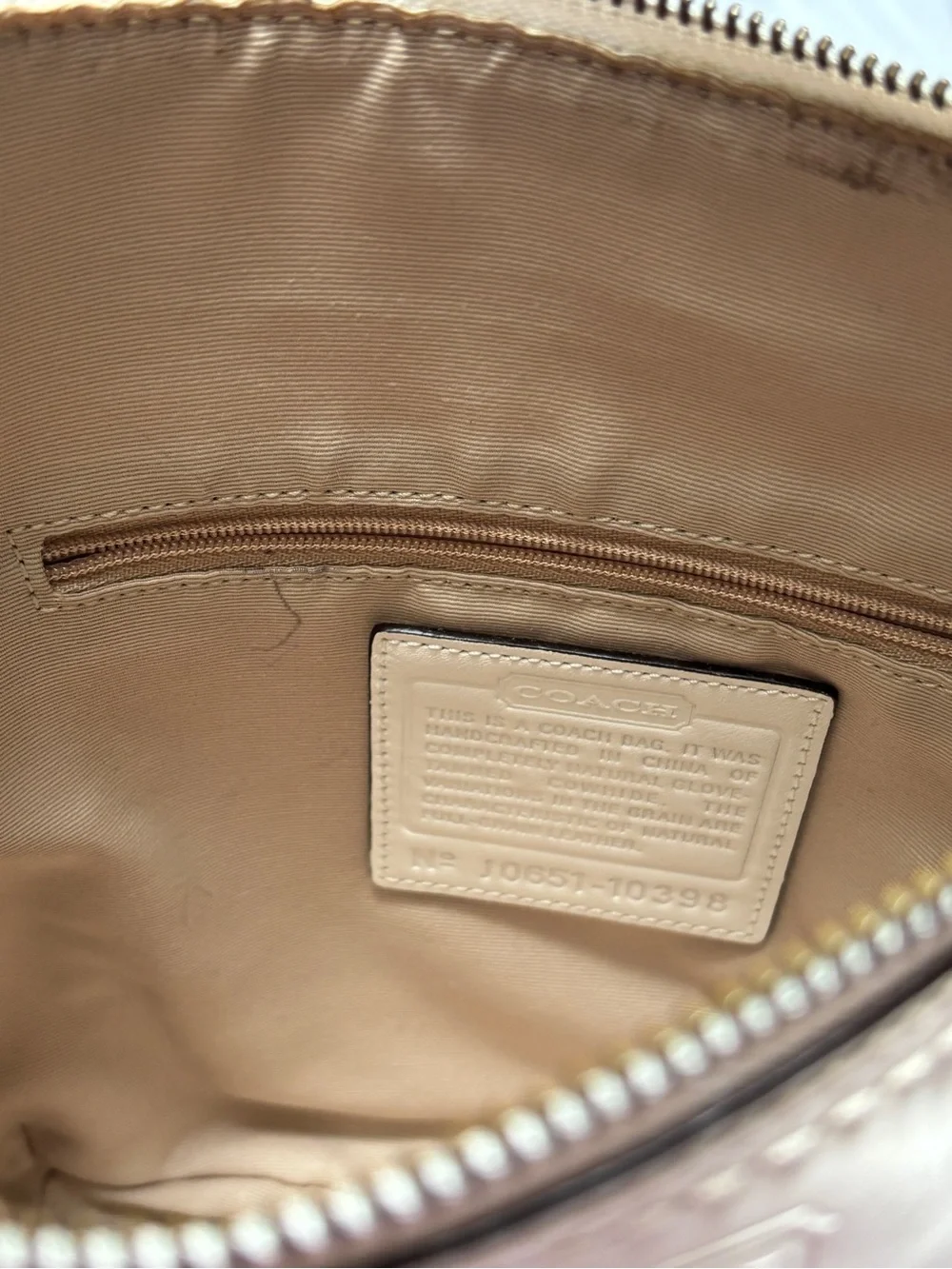 Y2K Beauty- Coach Bleecker Slim Duffle Bag